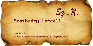 Szathmáry Marcell névjegykártya